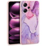 Onasi silikonski ovitek marmor za xiaomi redmi note 12s - roza Cene