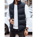 DStreet Men's Navy Blue Quilted Vest Cene