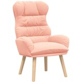 vidaXL Udoben Naslanjač Roza Puhač volna, (22054461) | Shoptok.si