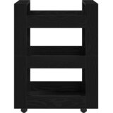  Kuhinjski kolica Crni hrast 60 x 45 x 80 cm Konstruirano drvo | Eponuda.com
