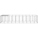  Kavez za pse srebrni 6,05 m² čelični | shoptok.hr