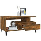  Stolić za kavu boja hrasta 90x49x45 cm konstruirano drvo | shoptok.hr