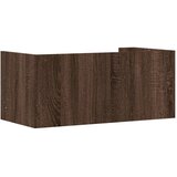  Zidna polica smeđa boja hrasta 70,5 x 35 x 30,5 cm drvena | shoptok.hr