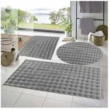 Sive kopalniške preproge v kompletu 3 ks 60x100 cm Powder –