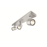 Philips 53093/48/12 - LED RGBW prigušiva spot svetiljka RUNNER 3xGU10/6W/230V hrom + daljinski upravljač | Eponuda.com