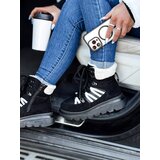 DStreet Botki damskie COZYLOFT ocieplane trekkingowe czarne | Shoptok.si