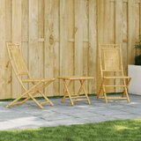 3-dijelni bistro set od bambusa | shoptok.hr