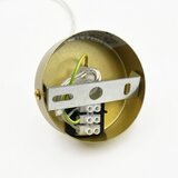 Luster na sajli SOLARI 9xE14/15W/230V zlatna/dimljeno-crna | Eponuda.com