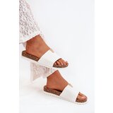 Boto Women's sandals on cork platform with decorative detail white Vessira | ePonuda.com