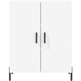  Visoka komoda bijela 69,5x34x180 cm konstruirano drvo Slike