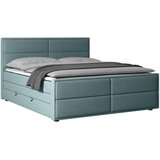 Livetastic BOXSPRING POSTELJA 180 cm x 200 cm , les, kovina, umetna masa, tekstil modra | Shoptok.si