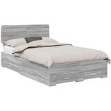  Konstrukcija postelje Siva Sonoma 120 x 200 cm Konstruiran les, (5000102930) | Shoptok.si