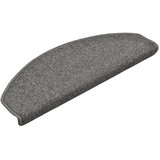  Prostirke za stepenice 15 kom 65x24x4 cm tamno sive poluokrugle velike | shoptok.hr