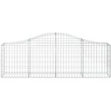  Lučne gabionske košare 12 kom 200x30x60/80 cm pocinčano željezo | shoptok.hr