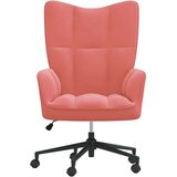  Stolica za opuštanje ružičasta baršunasta | shoptok.hr