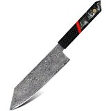  Damaskovski kuhinjski nož ZA-37443 - Cleaver / Crna / Crvena KP37443 | shoptok.hr