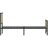  Metalni okvir kreveta bez madraca boja hrasta sonome 160x200 cm | shoptok.hr