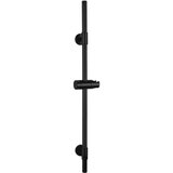 Wenko Črn stenski drsni drog za tuš iz nerjavečega jekla 66 cm Basic – Wenko | Shoptok.si