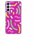 Teracell maska silikonska print za samsung A156B galaxy A15 5G happy lines pink Cene