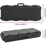 vidaXL Prijenosni kovčeg crni 100,5 x 42 x 17 cm PP | shoptok.hr
