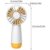 Venisymlis Mini Usb Polnilni Ročni Ventilator (Rumen), Primeren Za Notranjo In Zunanjo Uporabo, (22070421) | Shoptok.si