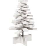  Drveno božićno drvce za ukrašavanje bijelo 60 cm puno drvo Bor | shoptok.hr