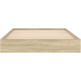  Okvir za krevet boja hrasta 90 x 190 cm od konstruiranog drva | shoptok.hr