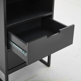 MID.YOU NOČNA OMARICA, antracit, črna | Shoptok.si