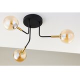 Jupiter 2037 - Luster na šipci BURANO 3xG9/10W/230V crna/zlatna/bež | Eponuda.com