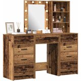  Toaletni stol 3 kom. Smeđa 40 x 41 x 135 cm Konstruirano drvo | shoptok.hr