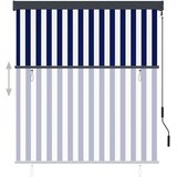  Vanjska roleta 140 x 250 cm plavo-bijela - Plava i bijela 140 x 250 cm | shoptok.hr
