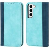 INORCO Za Samsung Galaxy S22 5G PU usnjena torbica za telefon, dvobarvna prepletena denarnica, pokrov stojala za telefon, (22032952) Cene