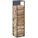  Stalak za drva antracit 25x25x100 cm hladno valjani čelik | Eponuda.ba