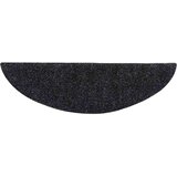  Prostirke za stepenice, samoljepljive, 5 kom, 56x17x3 cm, crne, poluokrugle | shoptok.hr