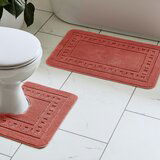 Catherine Lansfield Kupaonske prostirke u setu 2 kom za WC boja terakote 50x80 cm Armoni – | shoptok.hr