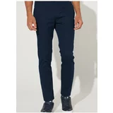 ALTINYILDIZ CLASSICS Normal Waist Narrow Leg Slim Fit Navy Blue Men's Trousers