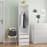 vidaXL Ormar s ladicama sjajni bijeli 50x50x200 cm konstruirano drvo Cijene