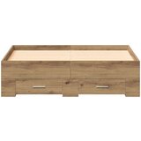  Krevet s Ladicama Artisan Hrast 120x200 cm Konstruirano drvo | shoptok.hr