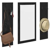  Vješalica za kapute na zidu Zidne Crni hrast 96 x 1,5 x 90 cm | Eponuda.com