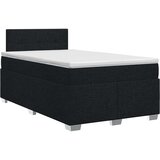  Boxspring krevet s madracem Crna 120 x 200 cm Tkanina | shoptok.hr