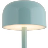 Leitmotiv Svijetlo plava LED stolna lampa s metalnim sjenilom (visina 24,5 cm) James – | shoptok.hr