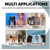  Mini tripod AY-49X-2 sa LED svetlima i mikrofonom crni | Eponuda.com