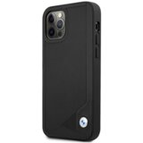  Maska BMW hc Leather Deboss za iPhone 12 Pro Max (6.7) crna Cene