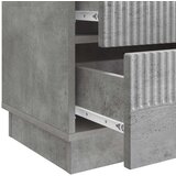  Noćni ormar Betonska siva 62 x 34,5 x 44,5 cm Konstruirano drvo | shoptok.hr