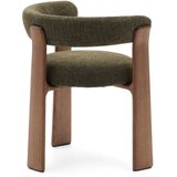 Kave Home Kaki zelena/smeđa blagovaonska stolica od čvrste jeseni Granite – | shoptok.hr