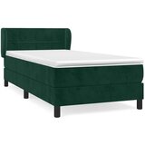  Box spring krevet s madracem tamnozeleni 90x190 cm baršunasti | shoptok.hr