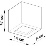  Stenska keramična svetilka LEO črna, (21347334) | Shoptok.si