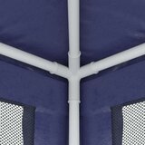 vidaXL šator za zabave s 10 mrežastih bočnih zidova plavi 3x12 m HDPE | shoptok.hr