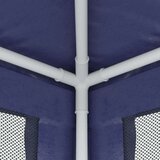 vidaXL Vrtni šotor z 10 mrežastimi stranicami moder 3x12 m HDPE | Shoptok.si