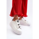 Boto Women's platform sneakers with white embellishments Herbisa | shoptok.hr